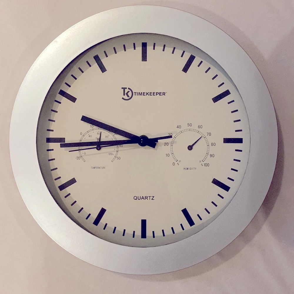 12” Indoor Clock